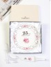 25th Anniversary Cake Plate W/ Server (French) With Gift Box